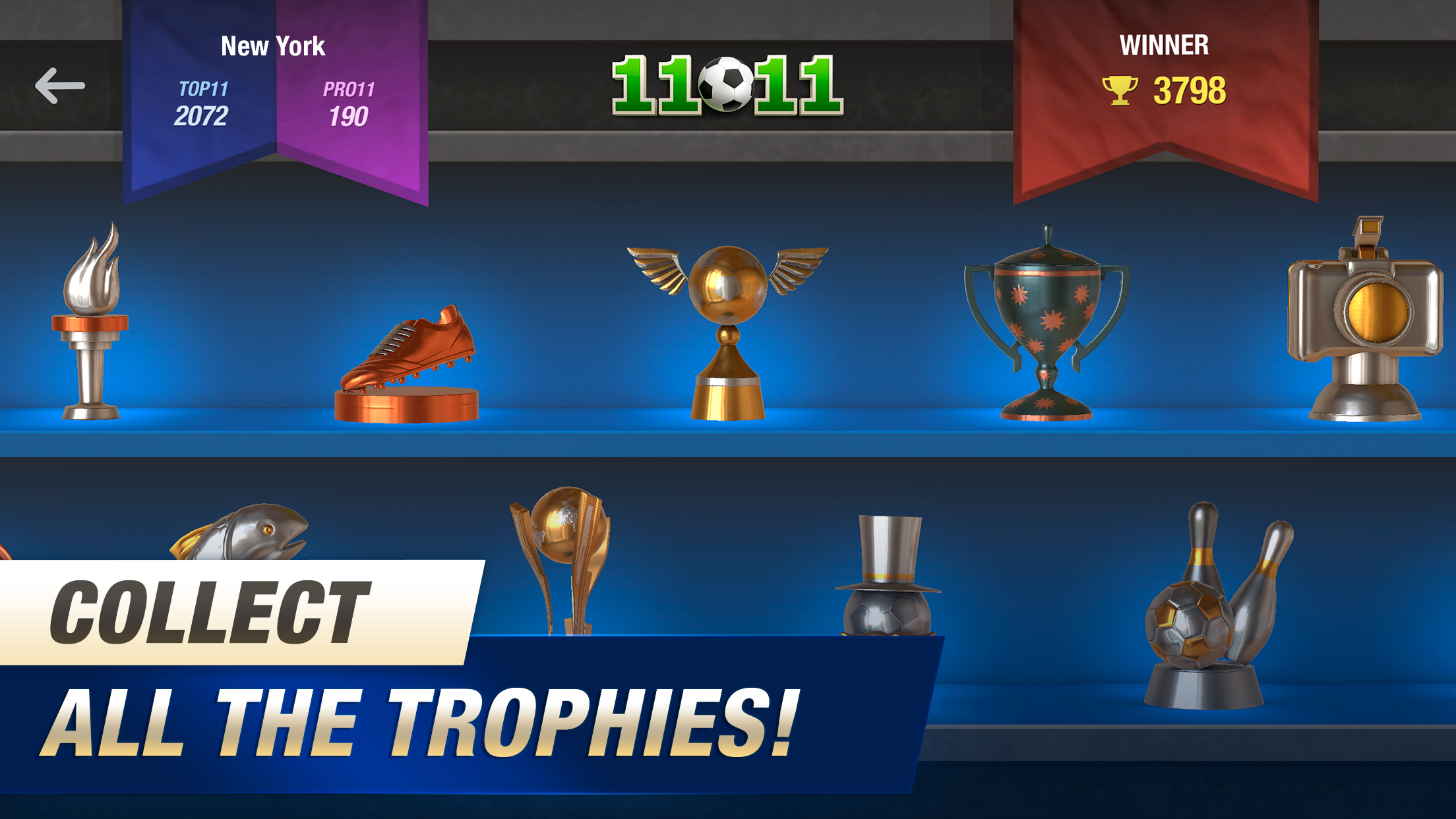 11x11: Soccer Club Manager Game Screenshot