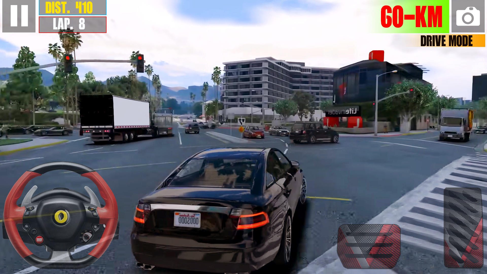 Screenshot 1 of 汽車特技比賽：賽車 3D 0.2