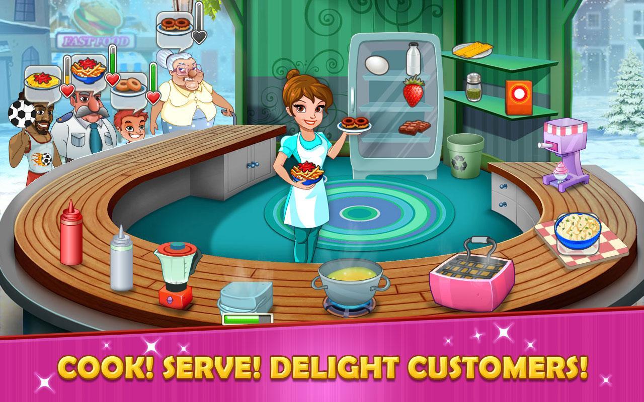 Kitchen story: Food Fever Game Game Screenshot