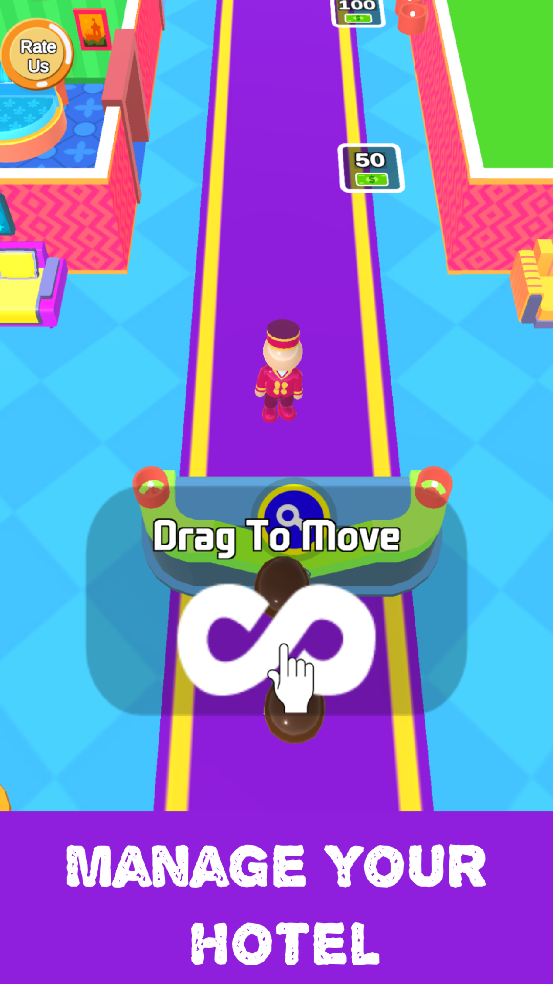 My Hotel Empire - Idle Game Game Screenshot