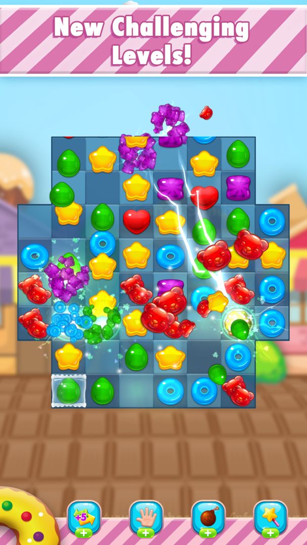 糖果爆炸-免費Match3粉碎益智遊戲遊戲截圖