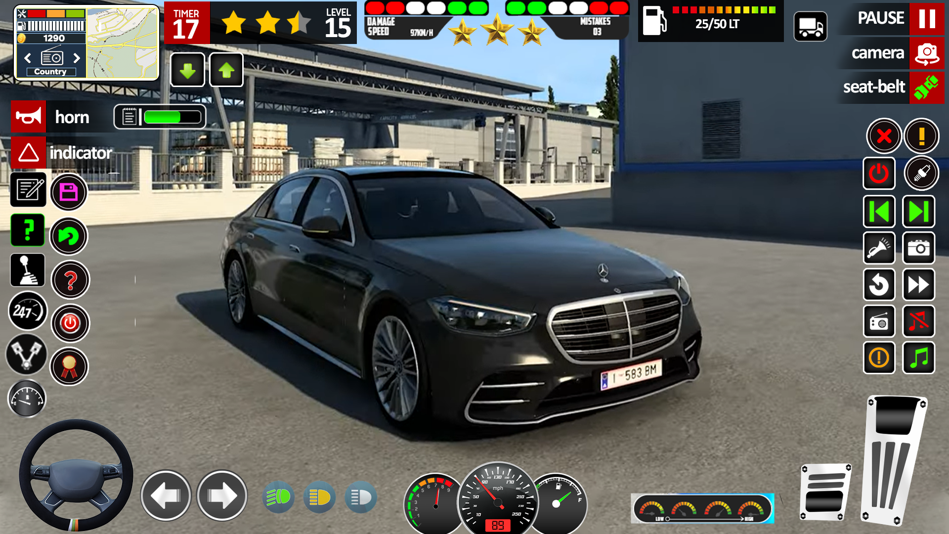 City Car Game Driving School Game Screenshot