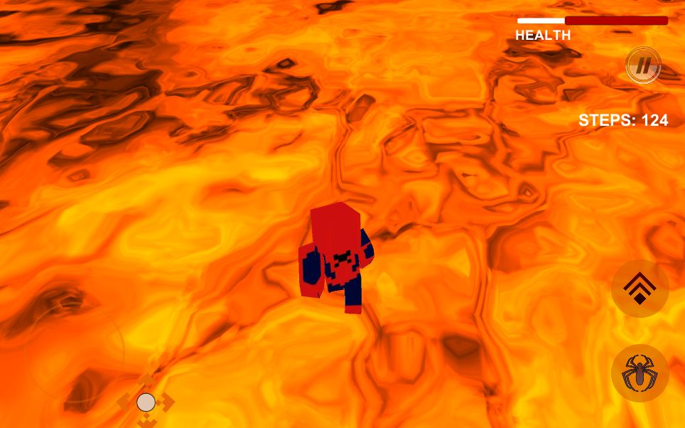 Screenshot of Spider Hero: Lava Floor