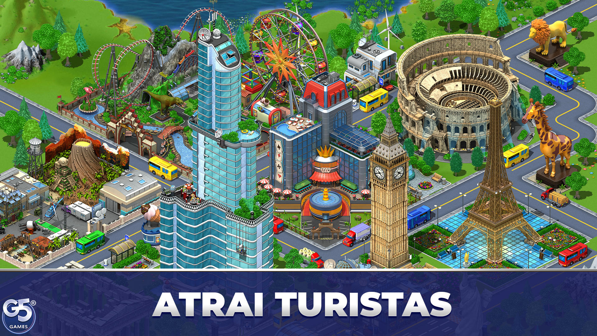 Captura de Tela do Jogo Virtual City Playground