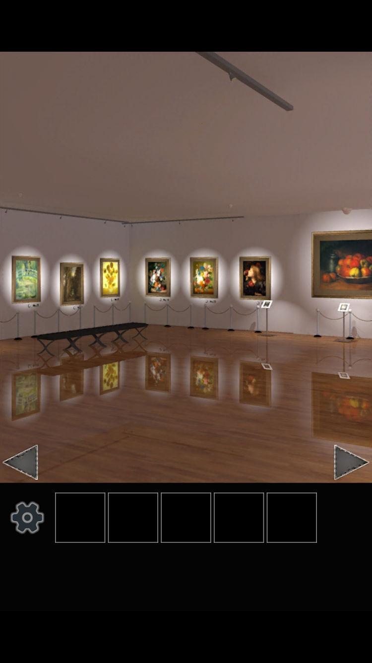 Escape from the Art Gallery. ภาพหน้าจอเกม