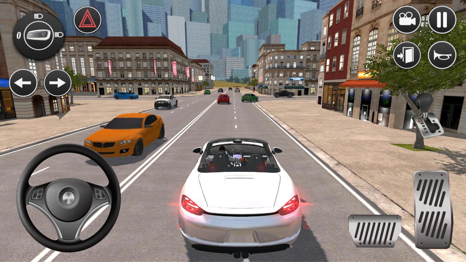 American City Car Driving Game Screenshot