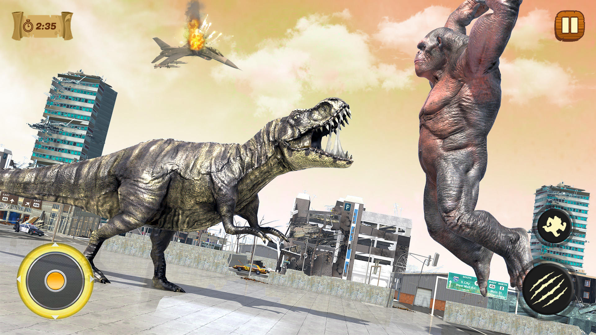 モンスター 恐竜 進化： キング コング ゲーム 2021年のキャプチャ