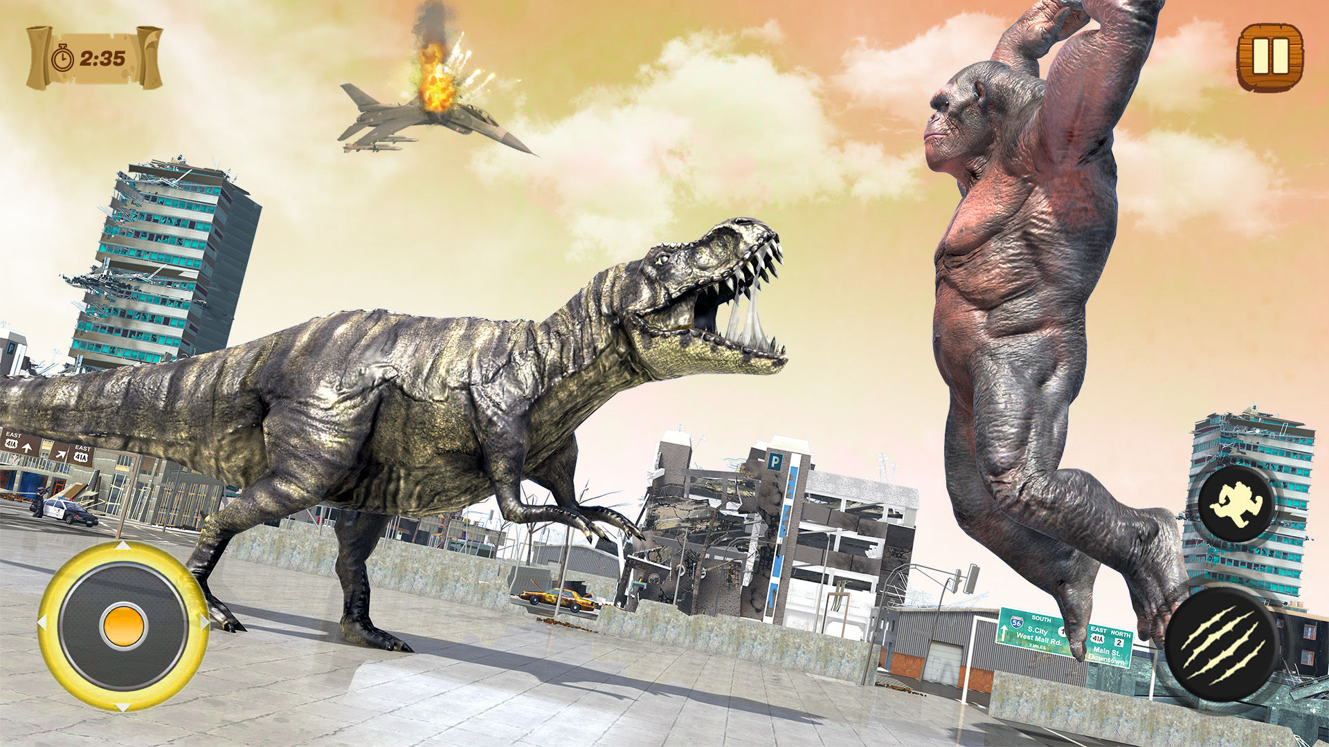 Screenshot of Monster Dinosaur Evolution: King Kong Games 2021