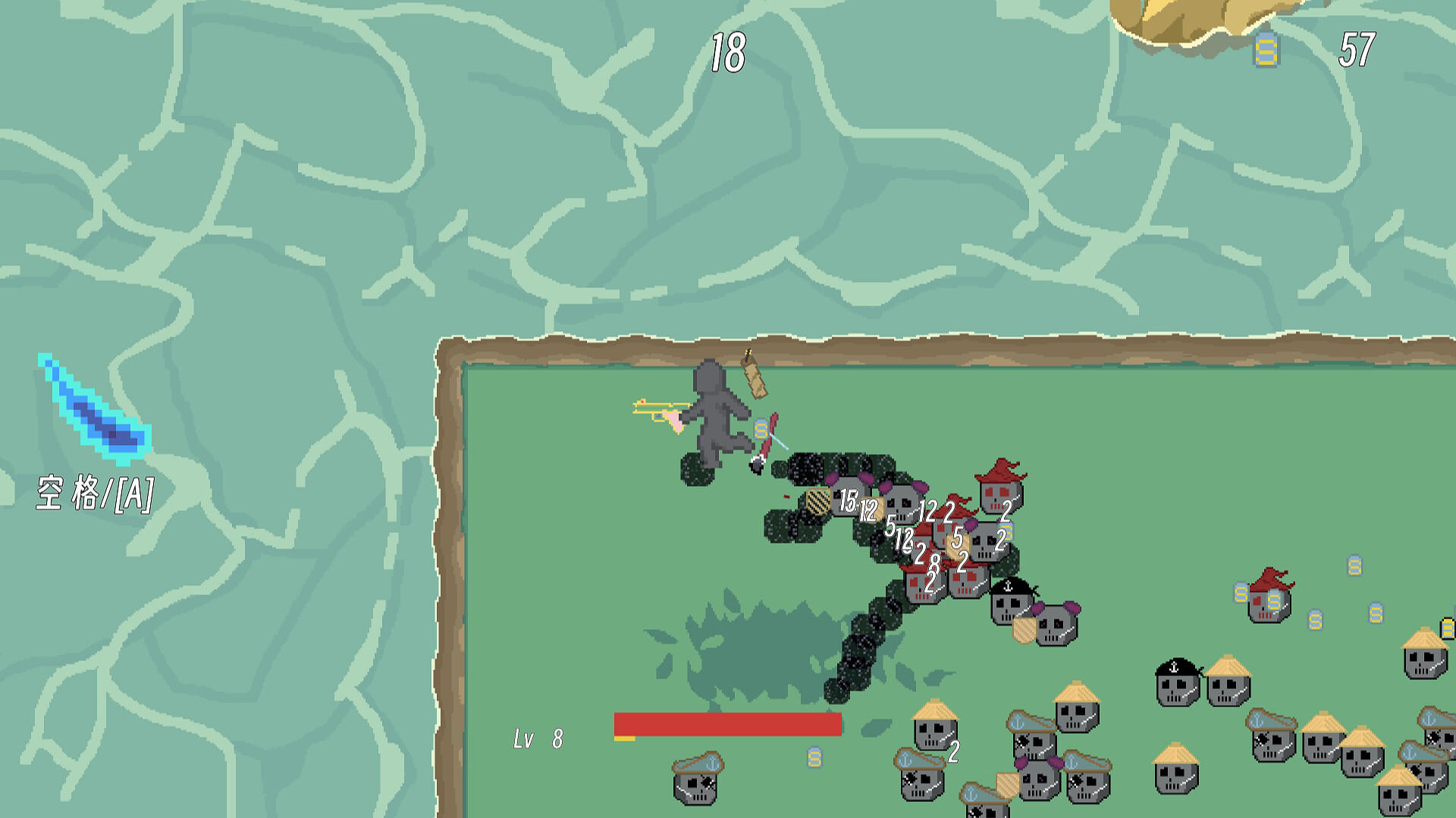 Screenshot of Skeleton War