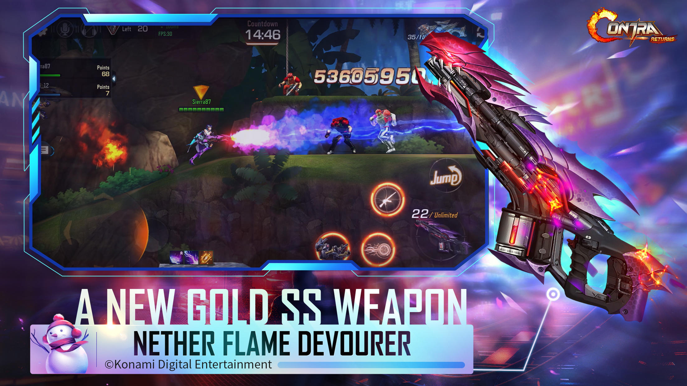 Contra Returns Game Screenshot