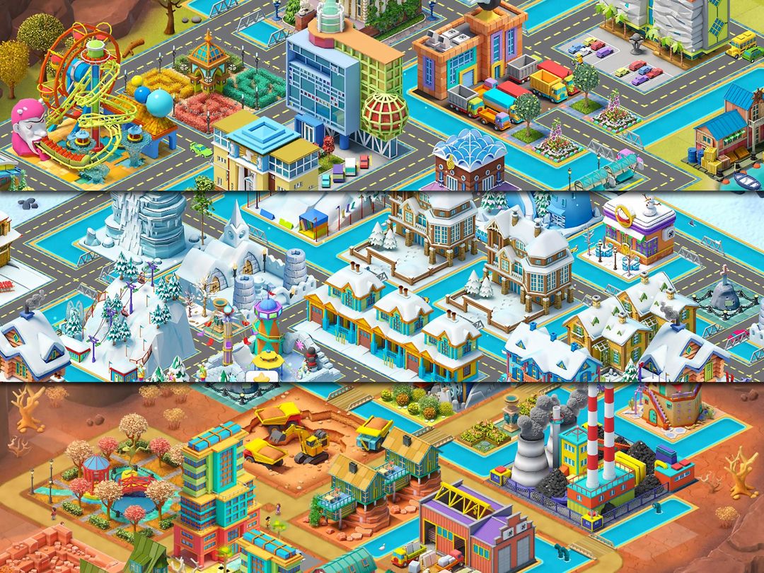 Town City - Village Building S 게임 스크린 샷