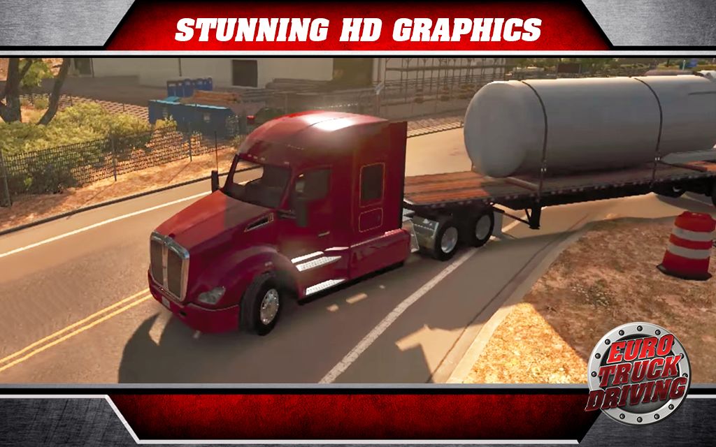 Screenshot of Euro Truck Driving : Cargo Delivery Simulator Game