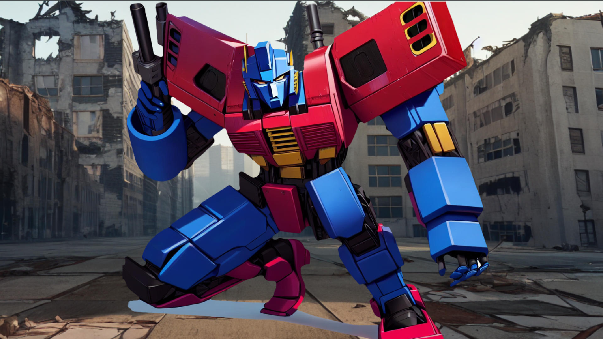 Super Car Robot Transform Game Screenshot