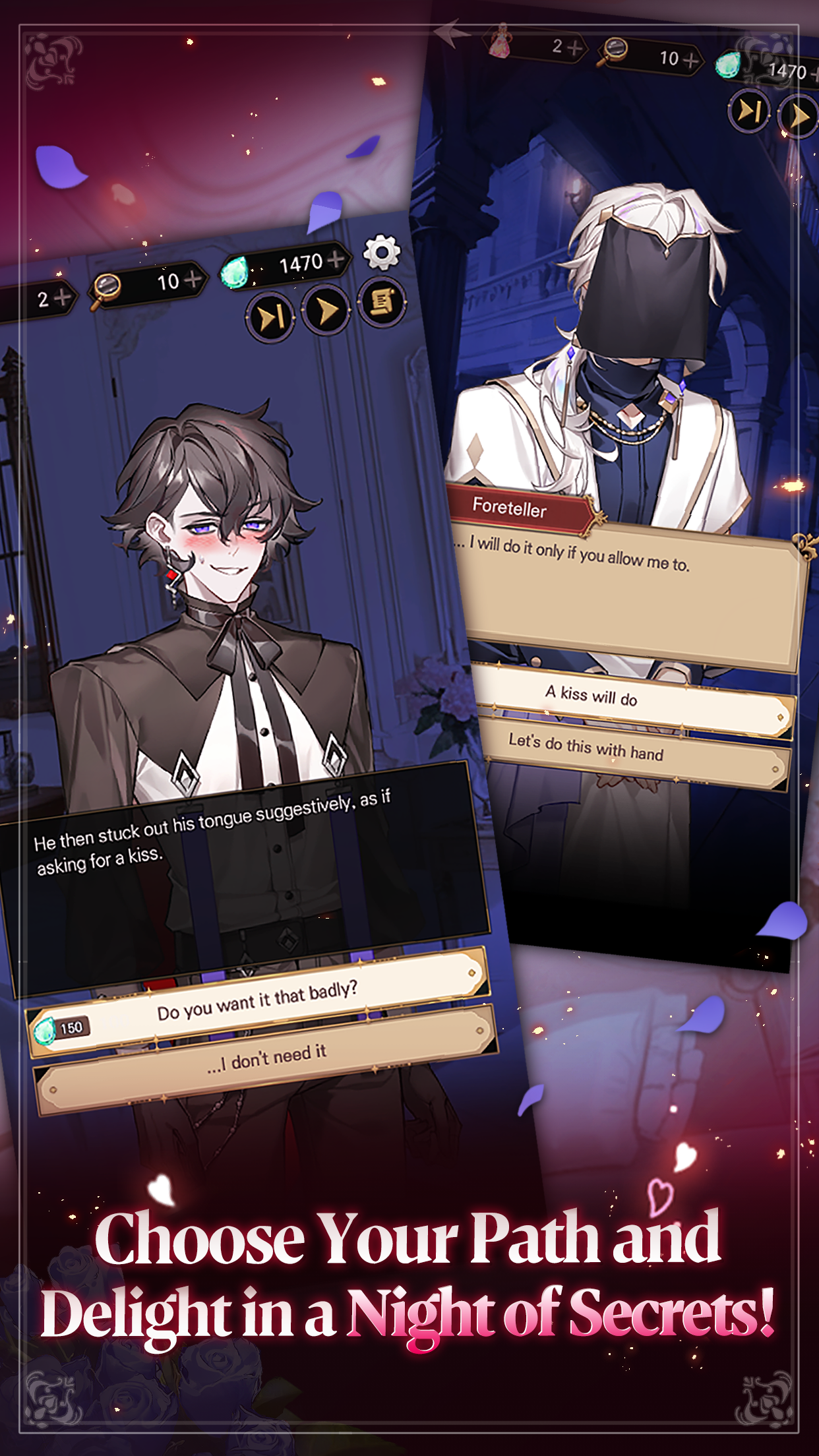 Secret Kiss with Knight: Otome Game Screenshot