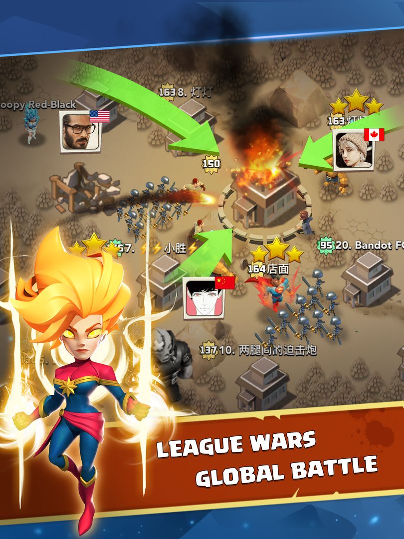Survival Mobile: Clash Battles - Heroes vs Zombies 게임 스크린 샷