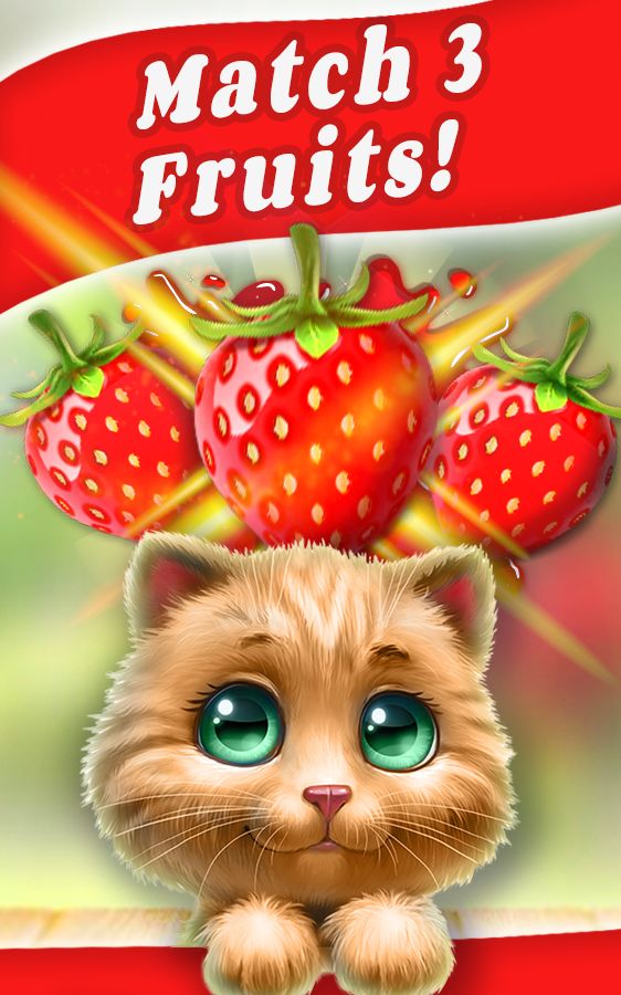 Cat Match Story: Fruit City screenshot game