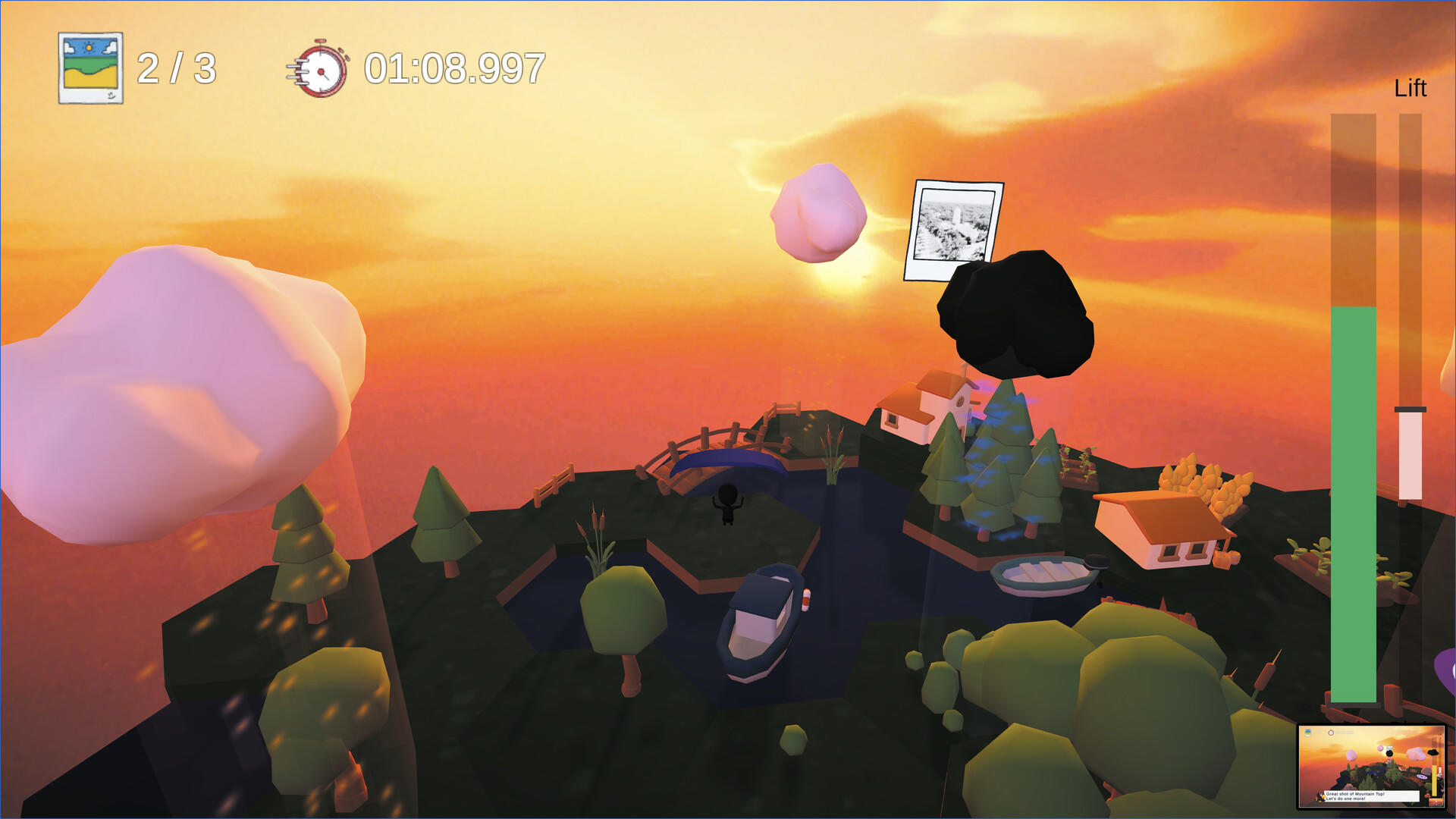 Screenshot of Panda & Crow: A Paraglide Adventure