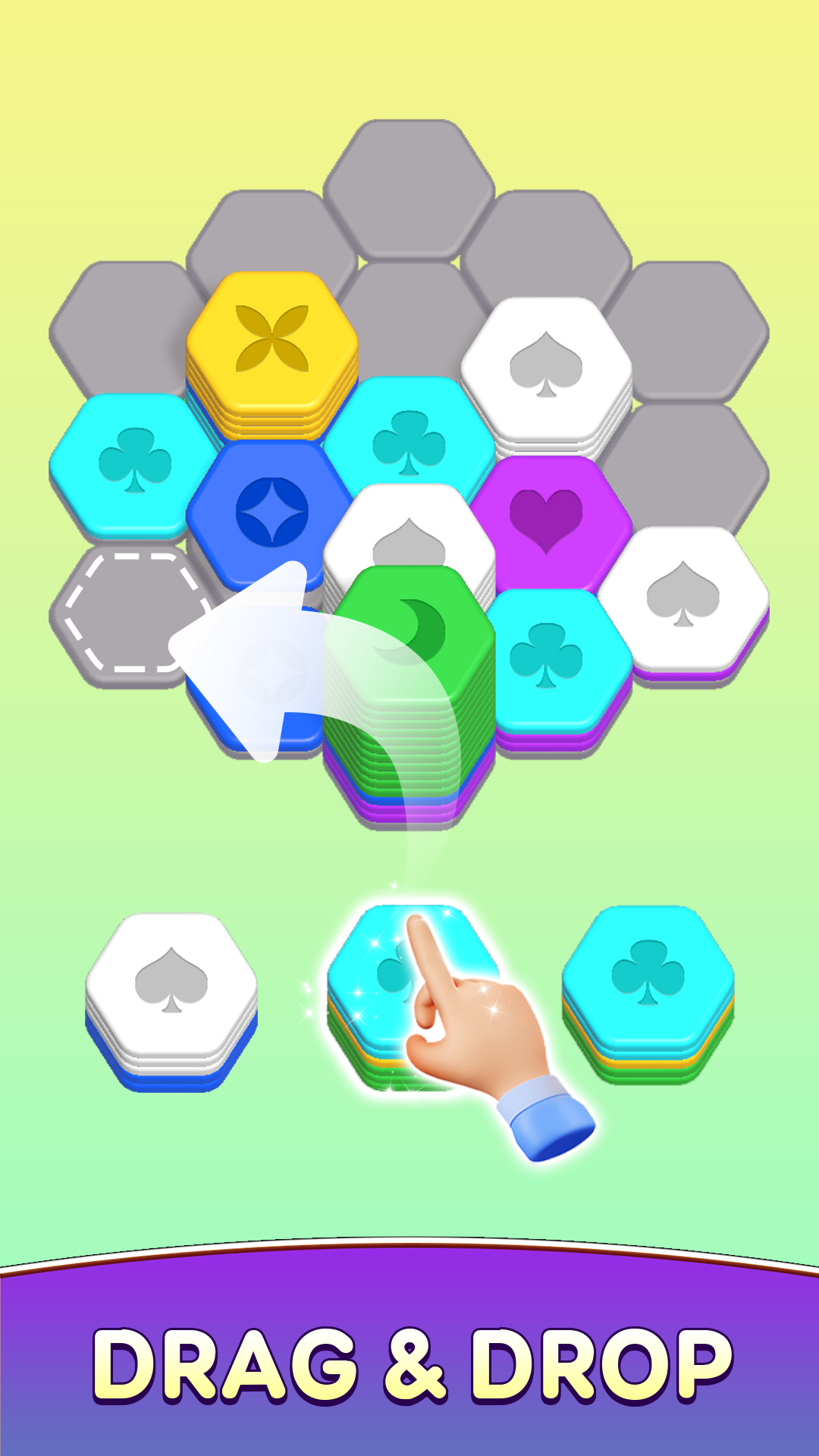 Chip Stack Sort Game Screenshot