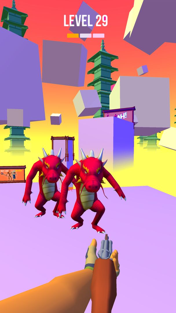 페인트 볼 슈팅 3D - 때려눕히기 게임 스크린 샷