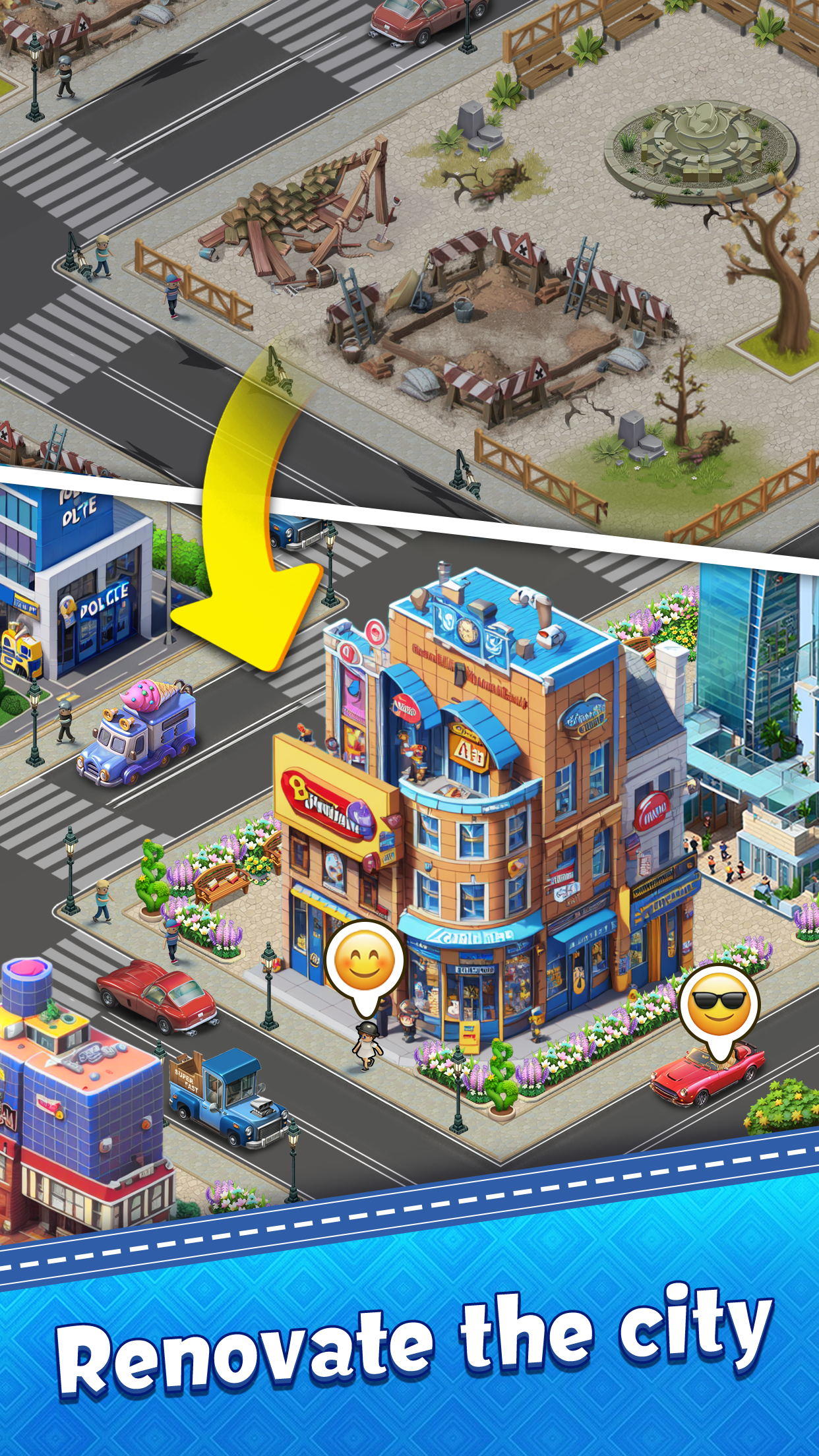 City Mansion: Build Merge Game Game Screenshot