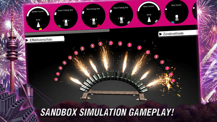 Fireworks Simulator ゲームのスクリーンショット