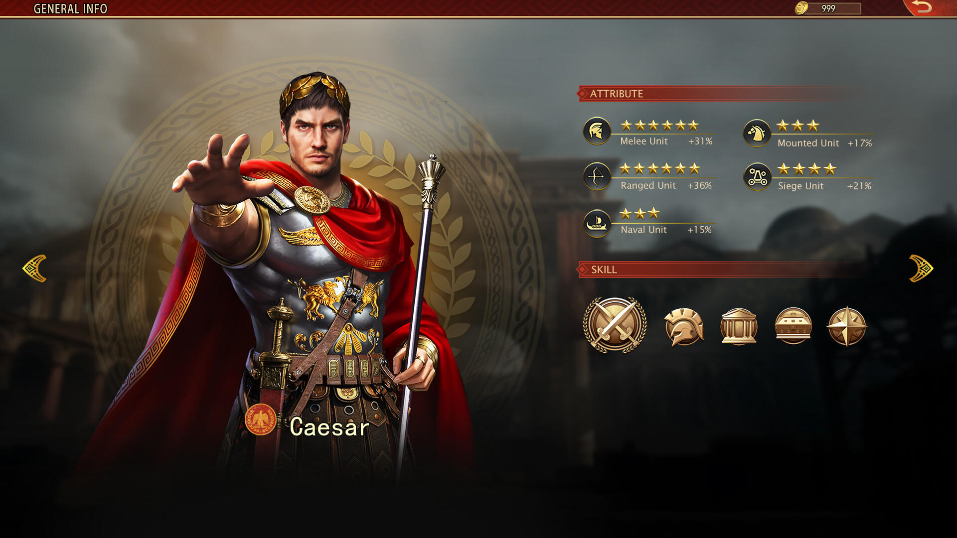 Grand War: Rome ภาพหน้าจอเกม