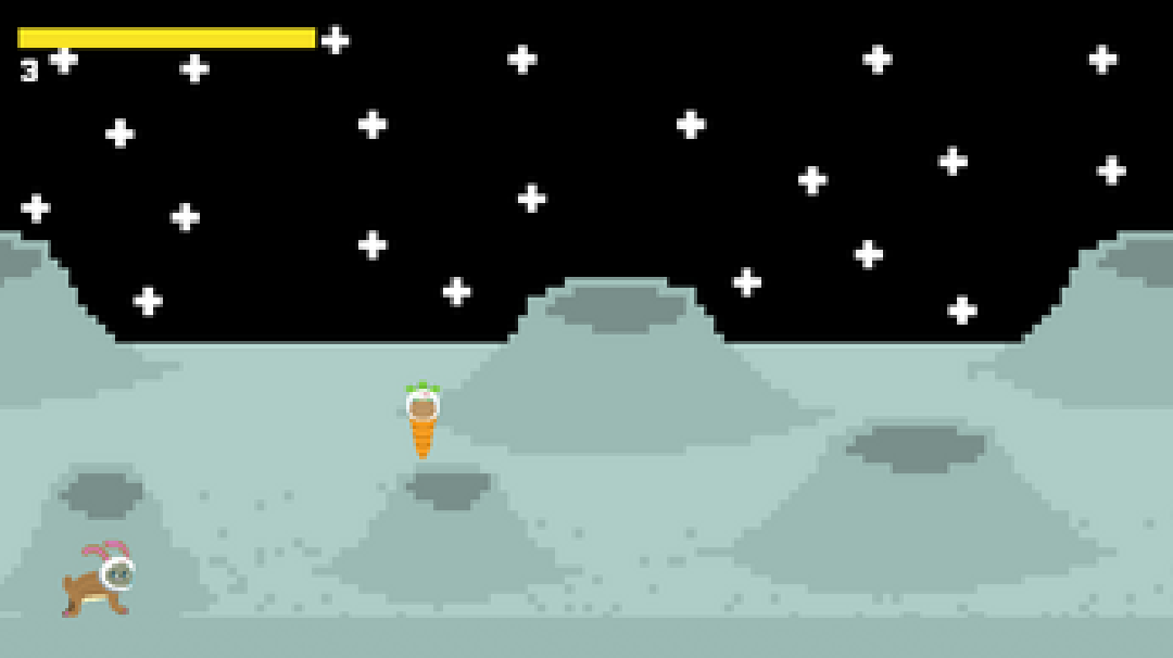 Space Rabbit Game Screenshot
