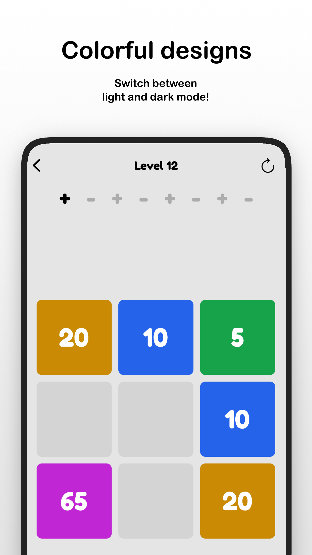 Screenshot of Make 0! – a Number Puzzle Game
