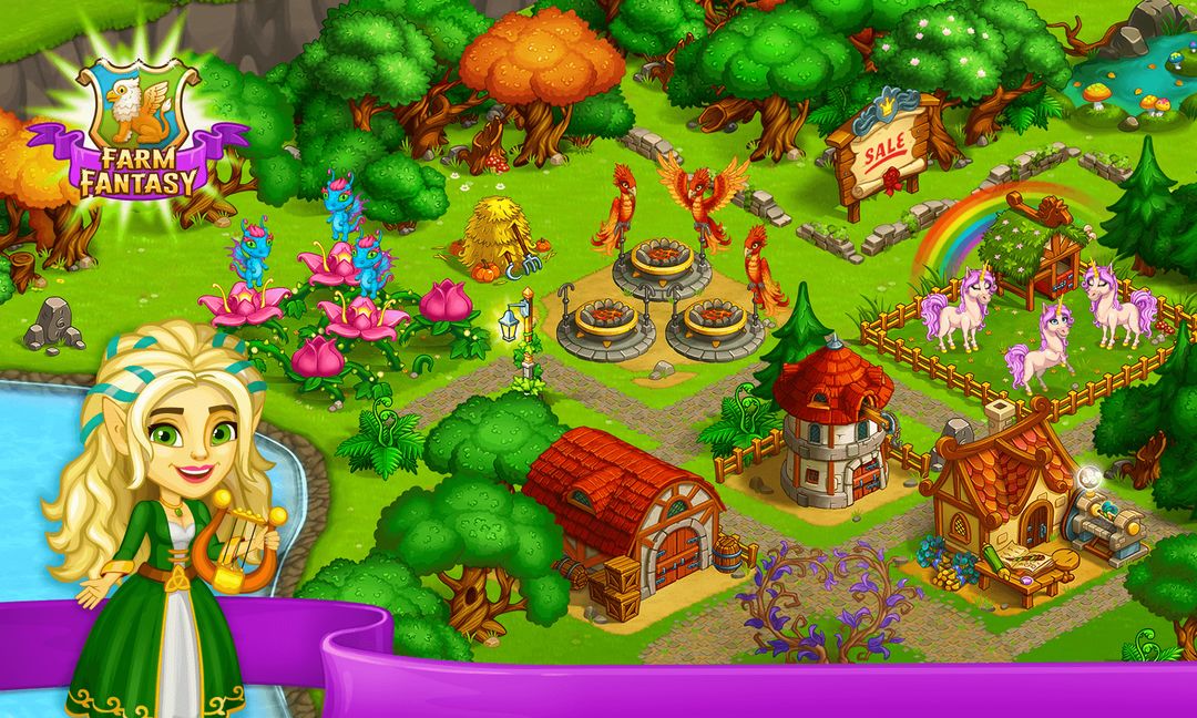 Farm Fantasy: Fantastic Beasts ภาพหน้าจอเกม