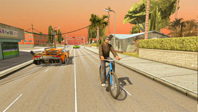 Grand Theft City- Racing World Game Screenshot