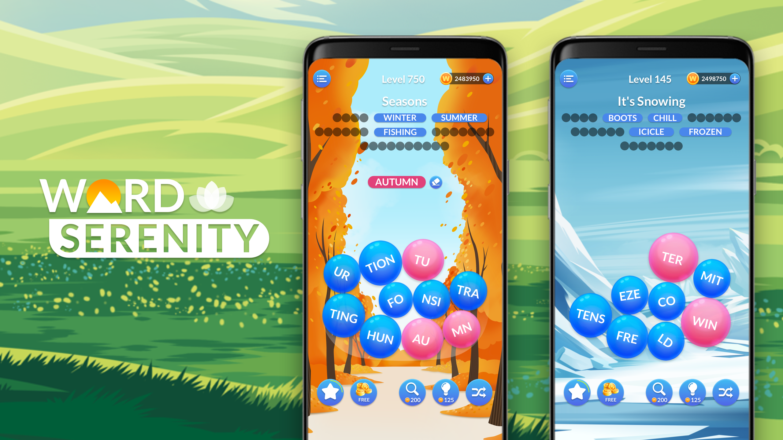 Word Serenity: Fun Word Search Game Screenshot