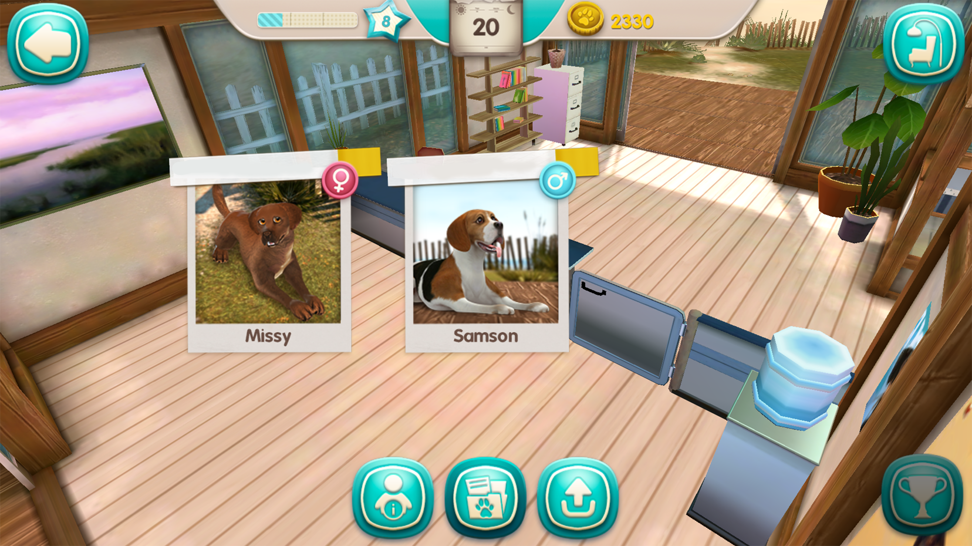 Dog Hotel – Play with dogs Game Screenshot