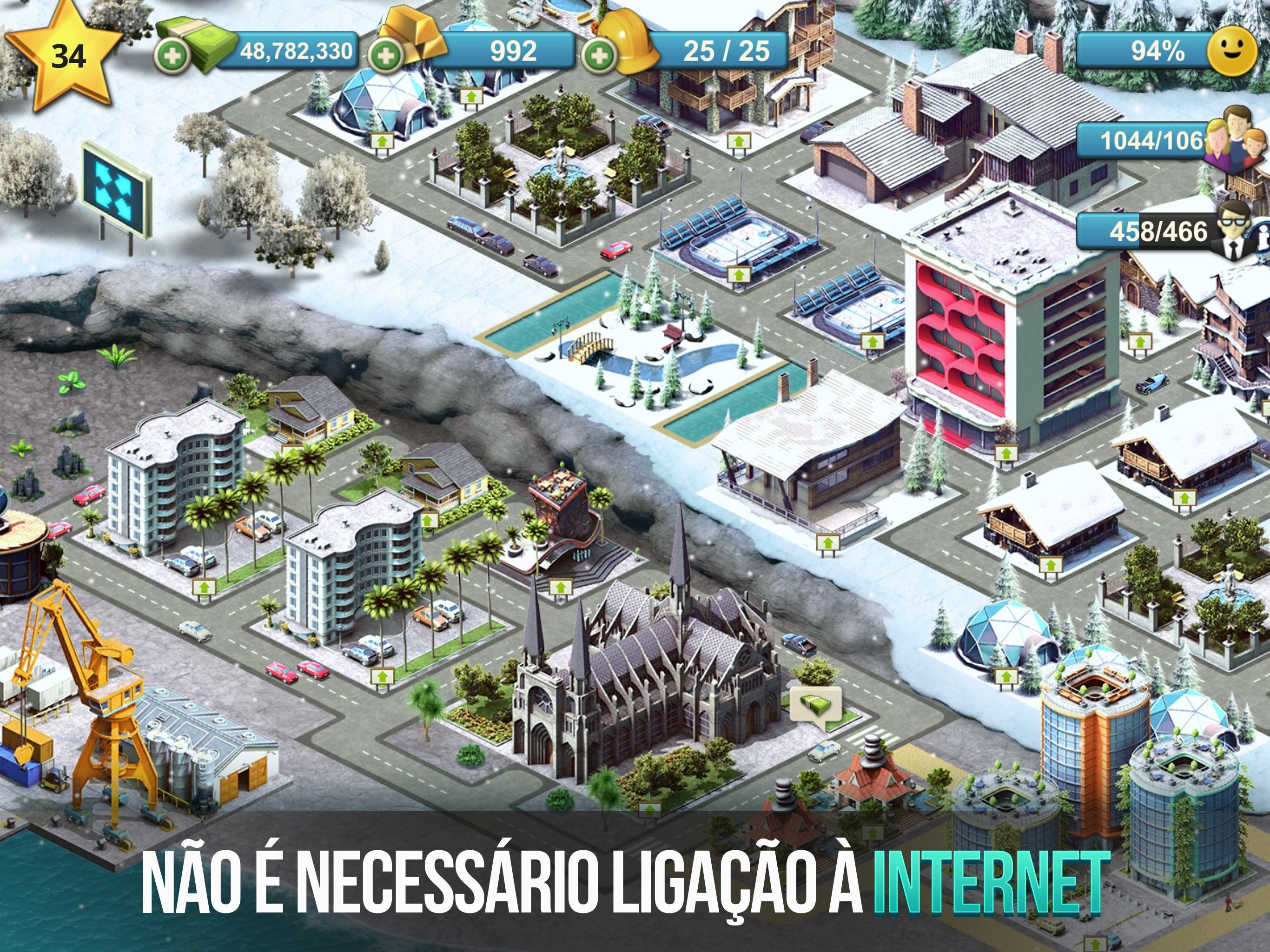 Captura de Tela do Jogo City Island: Construir Casas