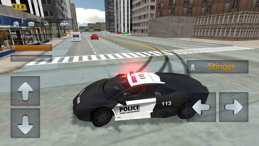 Cop Car Police Chase Driving ภาพหน้าจอเกม