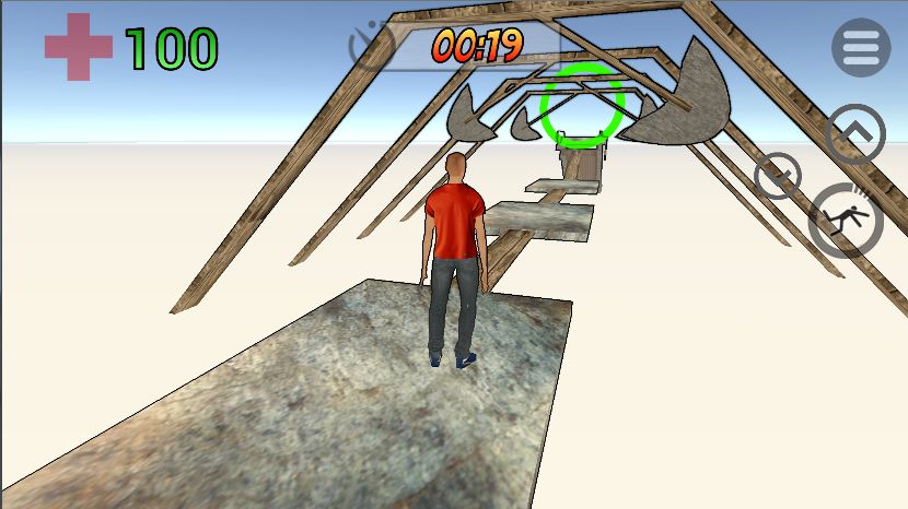 Screenshot of Clumsy Fred - ragdoll physics simulation game