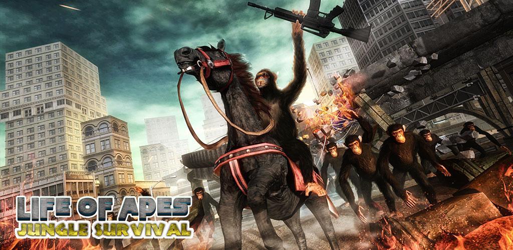 Banner of Apes Jungle Survival ဘဝ 1.7