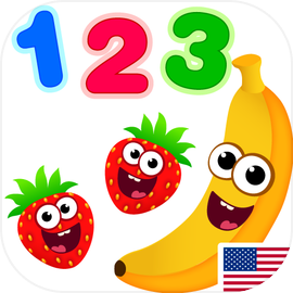 Funny Food 3! Math kids Number games for toddlers