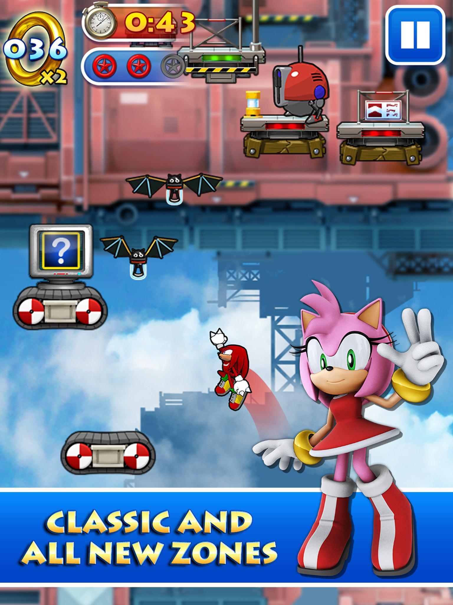 Sonic Jump Pro Game Screenshot