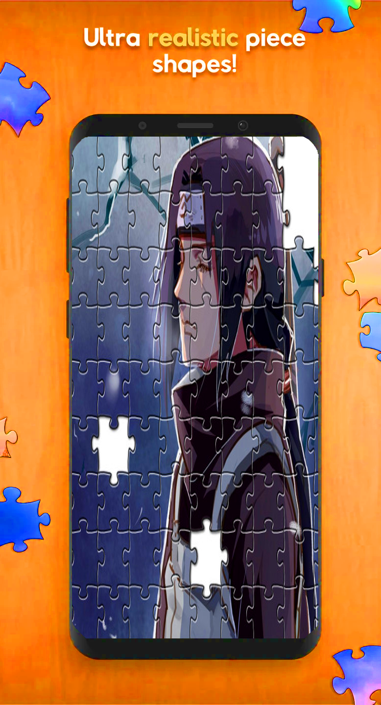 Uchiha Itachi Jigsaw Puzzle ゲームのスクリーンショット