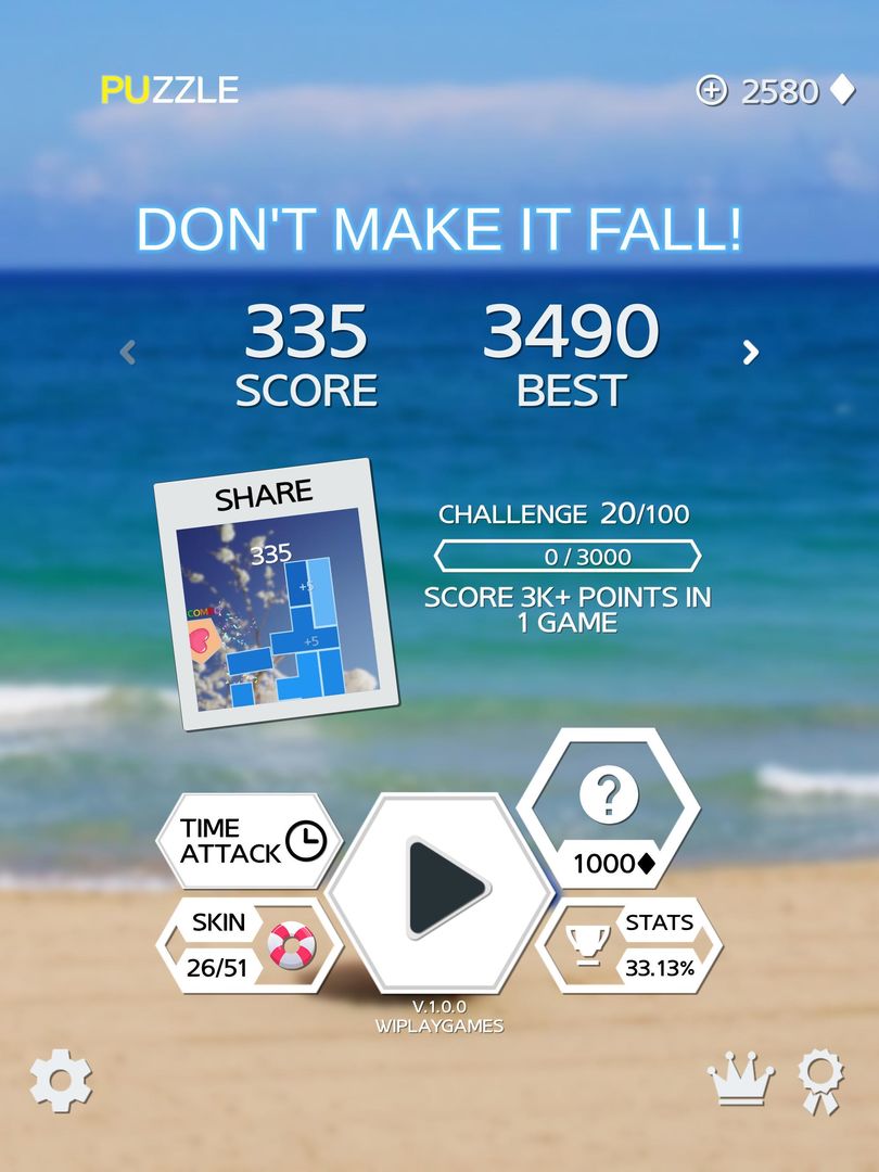 Don't Make It Fall! screenshot game