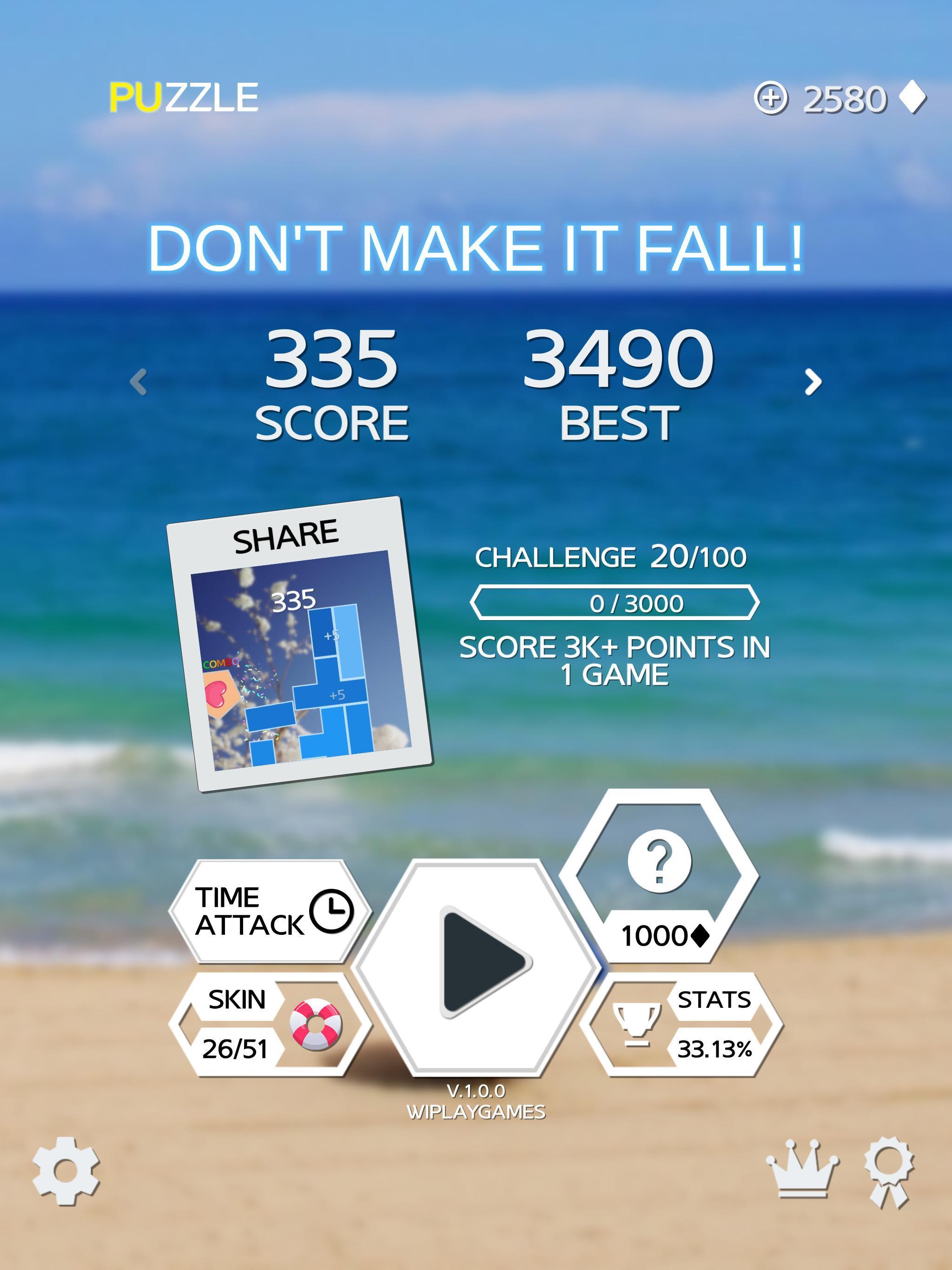 Don't Make It Fall! Game Screenshot