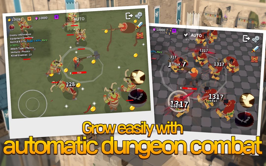 Grow Titan : Idle RPG screenshot game