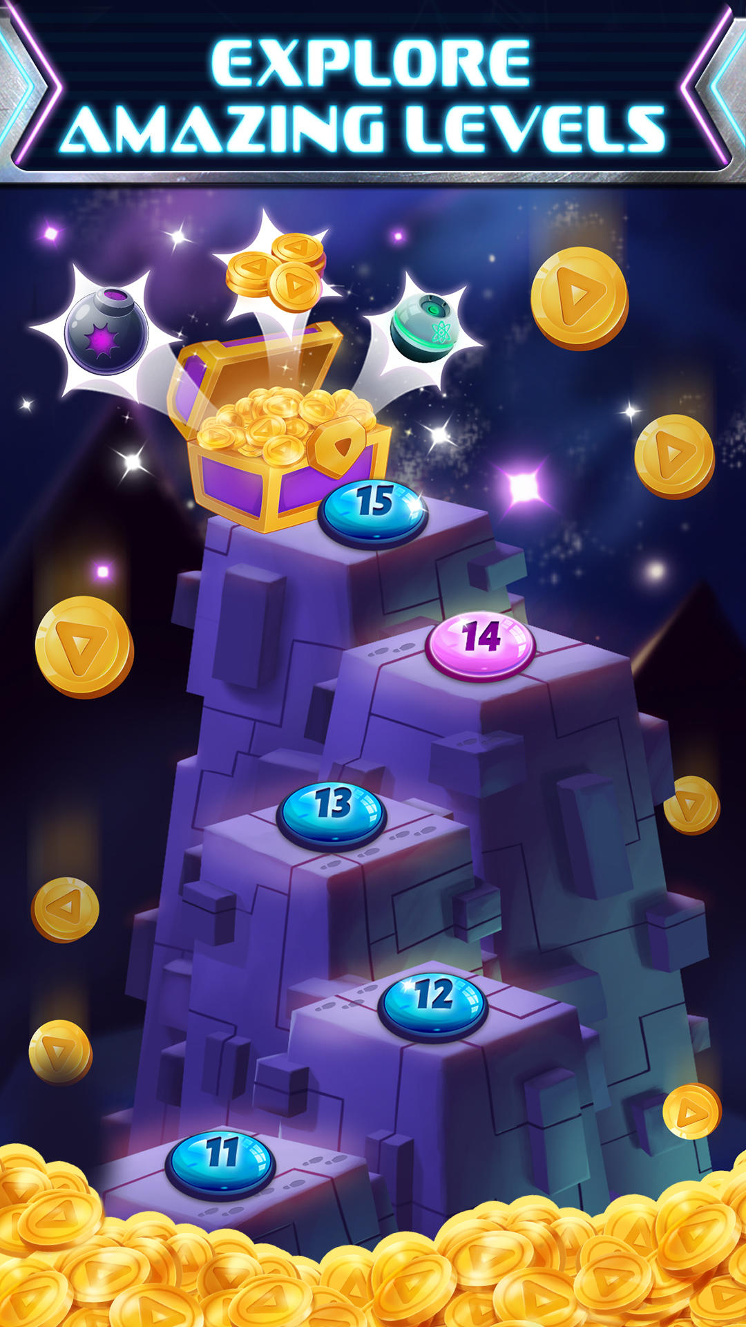Bubble Heroes Galaxy Game Screenshot