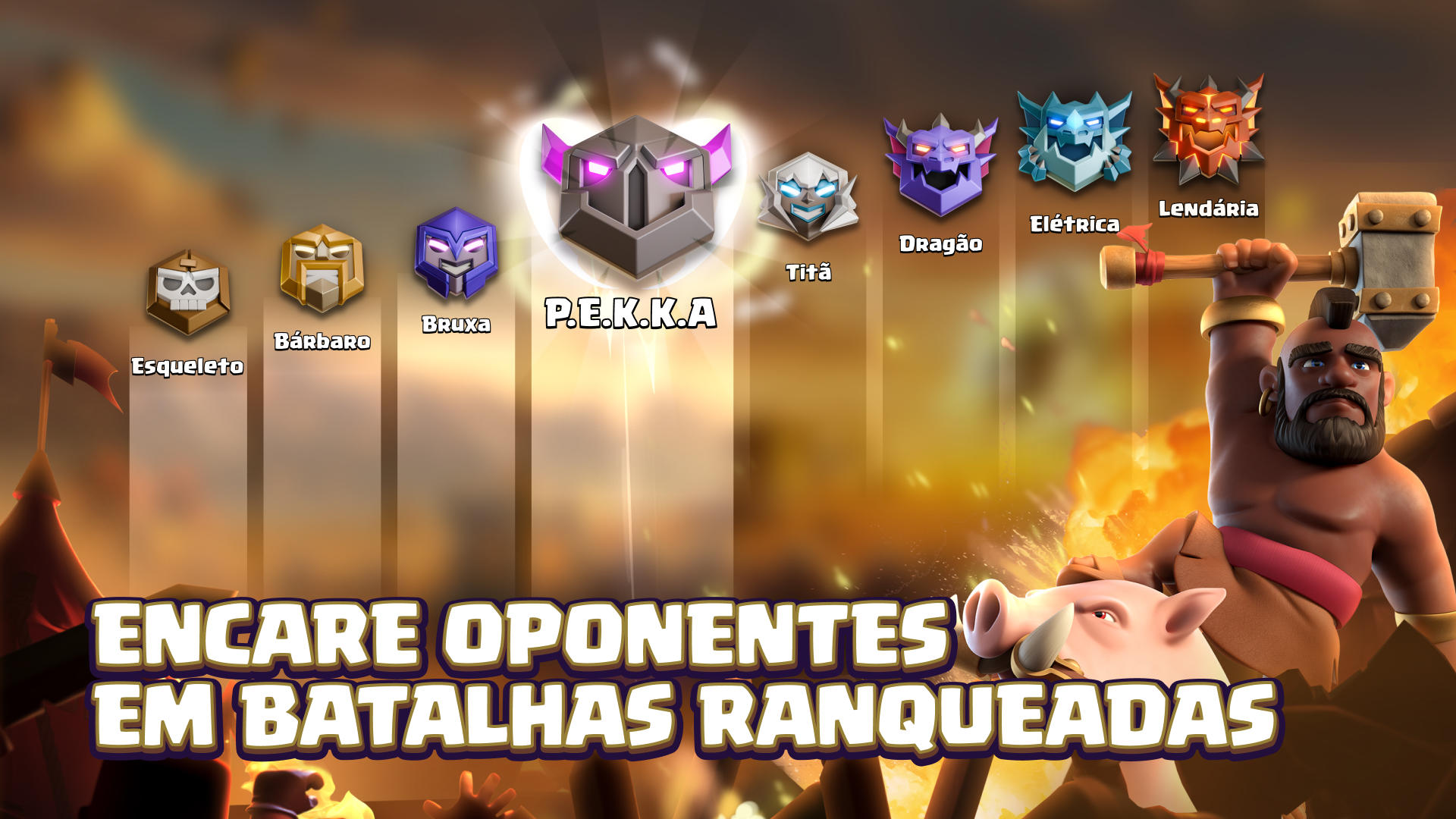 Captura de Tela do Jogo Clash of Clans