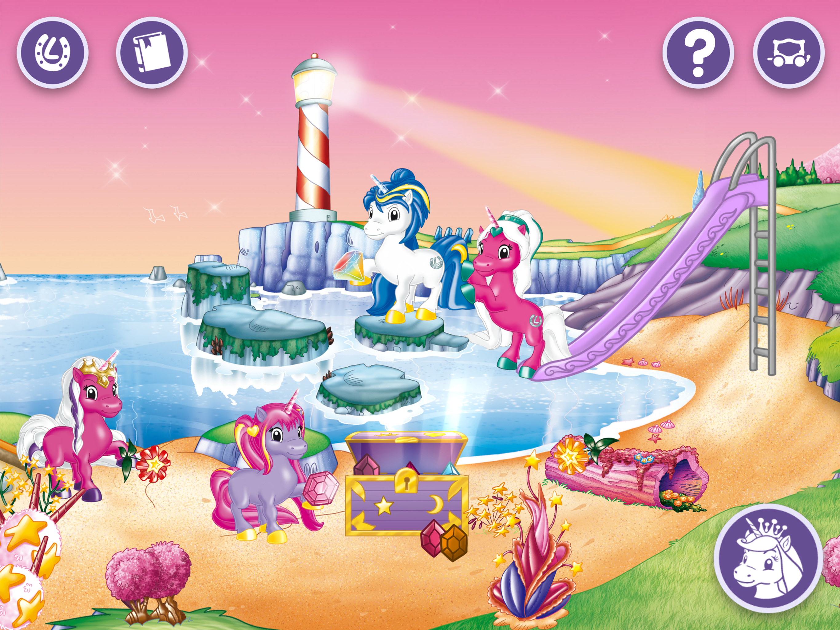 Captura de Tela do Jogo Lissy PONY Magical Adventures