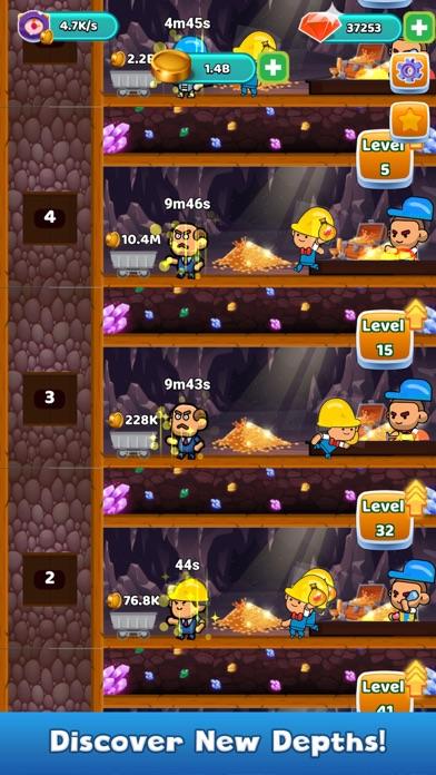 Idle Gold Miner: Tycoon Game ภาพหน้าจอเกม