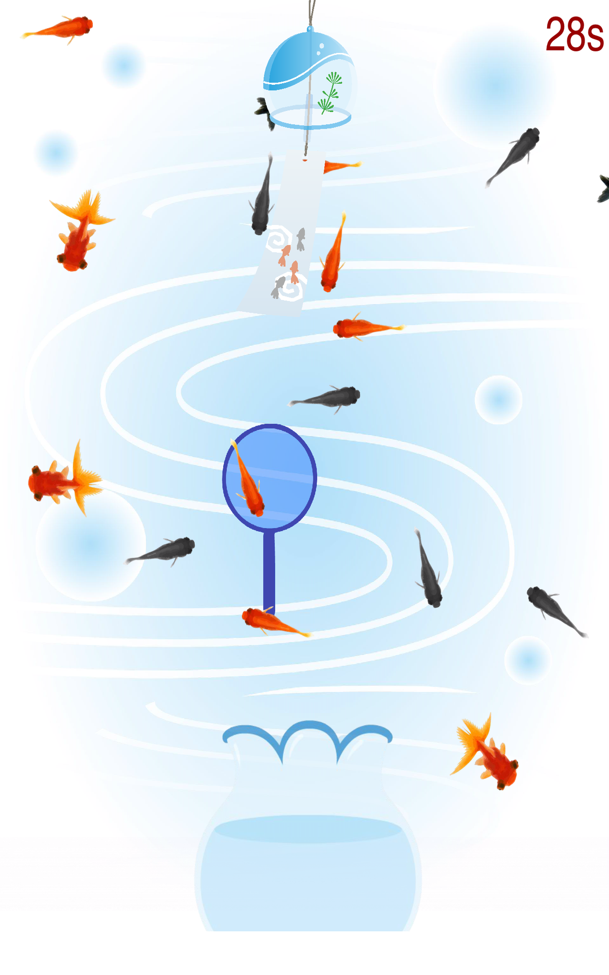 Goldfish scooping festival Game Screenshot