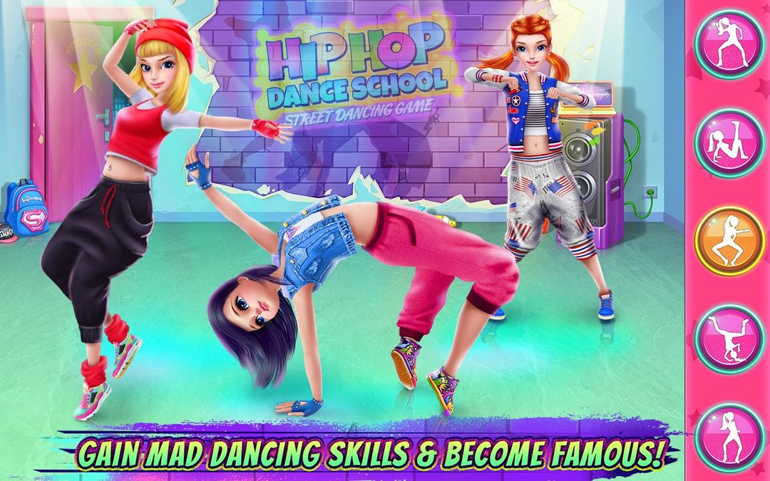 Screenshot of Hip Hop Dance School Game