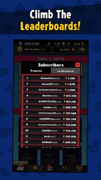 Idle Tuber - Become the world's biggest Influencer Game Screenshot