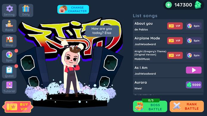 Music Battle - Rhythm Game 게임 스크린 샷